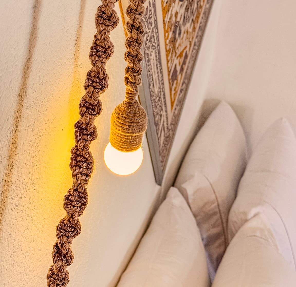 Detalhe da luminária